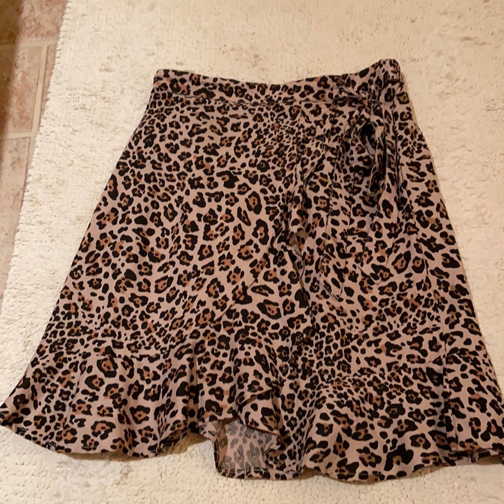Cheetah Print Mini Skirt Size Small
